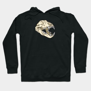 Bear skull cream color Hoodie